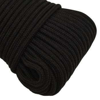 Arbeitsseil Schwarz 3 mm 500 m Polyester