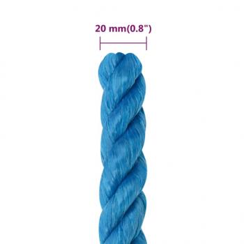 Arbeitsseil Blau 20 mm 100 m Polypropylen