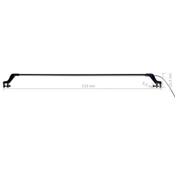 LED-Aquariumleuchte mit Klemmen 115-130 cm Blau und Weiß