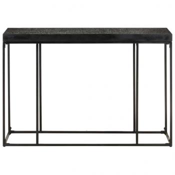 Konsolentisch Schwarz 110x35x76 cm Massivholz Akazie und Mango