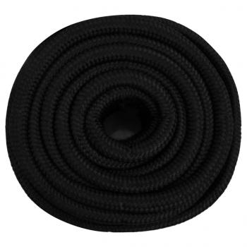 Arbeitsseil Schwarz 20 mm 50 m Polyester