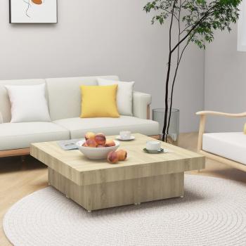 ARDEBO.de - Couchtisch Sonoma-Eiche 90x90x28 cm Holzwerkstoff