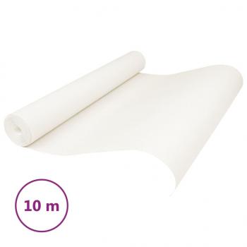 Vliestapete 3D Einfarbig Creme 10x0,53 m