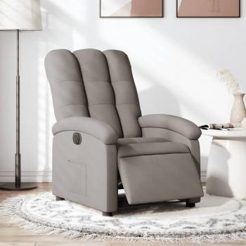 ARDEBO.de - Relaxsessel Elektrisch Taupe Stoff