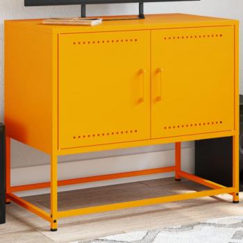 ARDEBO.de - TV-Schrank Senfgelb 68,5x39x60,5 cm Stahl