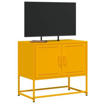 TV-Schrank Senfgelb 68,5x39x60,5 cm Stahl