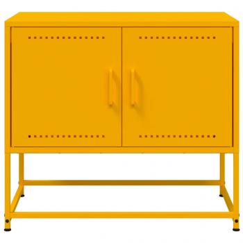 TV-Schrank Senfgelb 68,5x39x60,5 cm Stahl