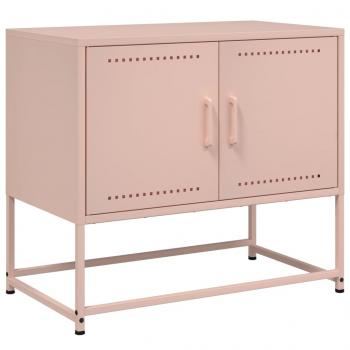 TV-Schrank Rosa 68,5x39x60,5 cm Stahl