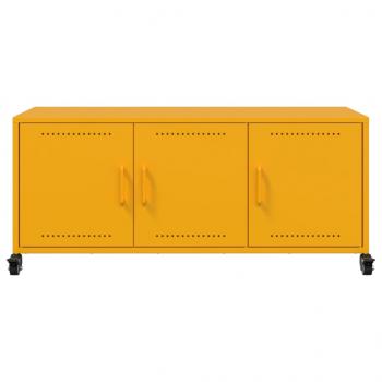 TV-Schrank Senfgelb 100,5x39x43,5 cm Stahl