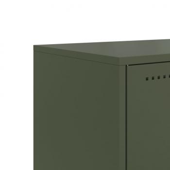 TV-Schrank Olivgrün 100,5x39x43,5 cm Stahl