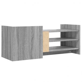 TV-Schrank Grau Sonoma 100x35x40 cm Holzwerkstoff