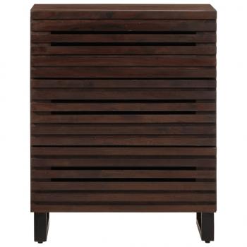 Sideboard Braun 60x34x75 cm Massivholz Mango