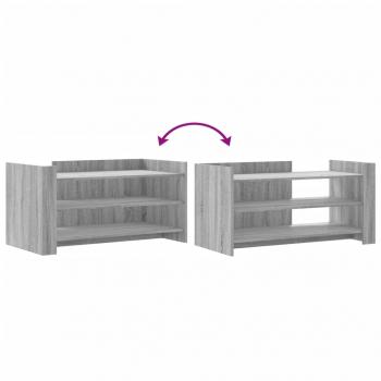 Couchtisch Grau Sonoma 100x50x50 cm Holzwerkstoff