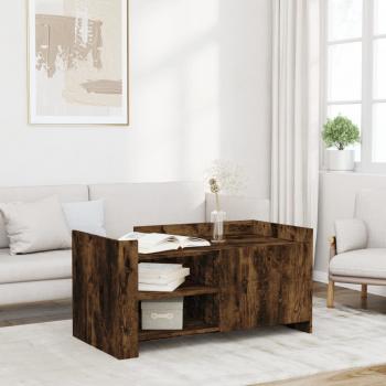 ARDEBO.de - Couchtisch Räuchereiche 100x50x50 cm Holzwerkstoff