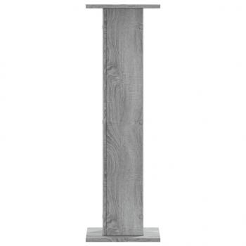 Lautsprecherständer 2 Stk. Grau Sonoma 30x30x95cm Holzwerkstoff