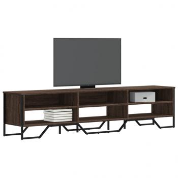 ARDEBO.de - TV-Schrank Braun Eichen-Optik 180x34x41 cm Holzwerkstoff