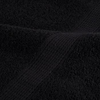 Premium-Saunatücher SOLUND 4 Stk. Schwarz 80x200 cm 600 g/m²