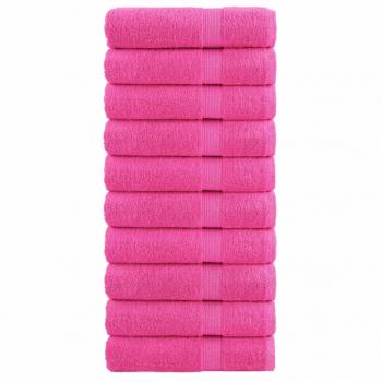 ARDEBO.de - Premium-Duschtücher SOLUND 10 Stk. Rosa 70x140 cm 600 g/m²