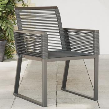 ARDEBO.de - Gartenstühle 4 Stk. Schwarz Poly Rattan