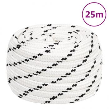 ARDEBO.de - Arbeitsseil Weiß 20 mm 25 m Polyester