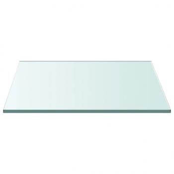 Tischplatte Transparent 50x50 cm Hartglas