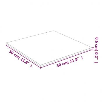 Tischplatte Transparent 30x30 cm Hartglas