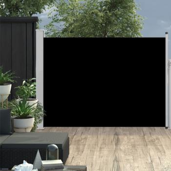 ARDEBO.de - Ausziehbare Seitenmarkise 120×500 cm Schwarz