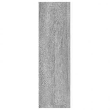 Wandregale 2 Stk. Grau Sonoma 50x15x50 cm Holzwerkstoff