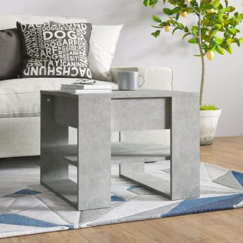 ARDEBO.de - Couchtisch Betongrau 55,5x55x45 cm Holzwerkstoff