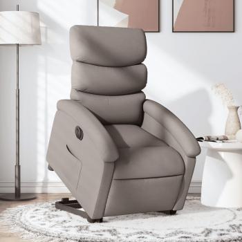 ARDEBO.de - Relaxsessel mit Aufstehhilfe Elektrisch Taupe Stoff