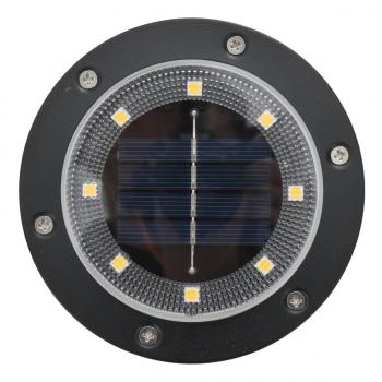 Solar-Bodenleuchten mit Erdspieß 12 Stk. Warmweiß