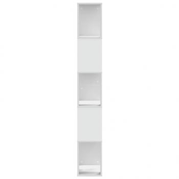 Bücherregal 5 Böden Weiß 45x23,5x162,5 cm Holzwerkstoff