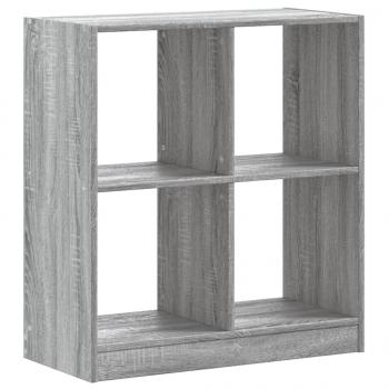 ARDEBO.de - Bücherregal Grau Sonoma 68,5x32x75 cm Holzwerkstoff