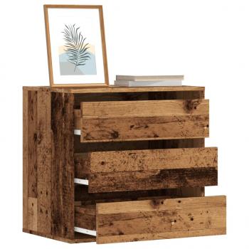 ARDEBO.de - Kommode Altholz-Optik 60x41x58 cm Holzwerkstoff