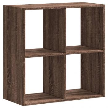 Bücherregal Braun Eichen-Optik 68,5x32x68,5 cm Holzwerkstoff