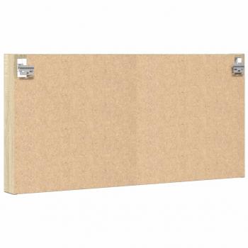 Vitrinenschrank Sonoma-Eiche 100x8,5x50 cm Holzwerkstoff