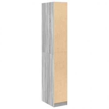 Kleiderschrank Grau Sonoma 30x50x200 cm Holzwerkstoff