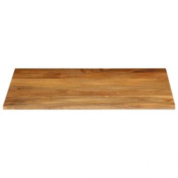 Tischplatte mit Baumkante 110x80x3,8 cm Massivholz Mango