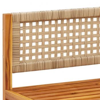 Garten-Ecksofas mit Kissen 2 Stk. Massivholz Akazie