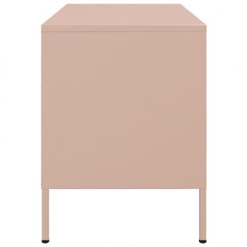 TV-Schrank Rosa 68x39x50,5 cm Stahl