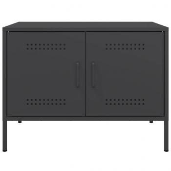 TV-Schrank Schwarz 68x39x50,5 cm Stahl