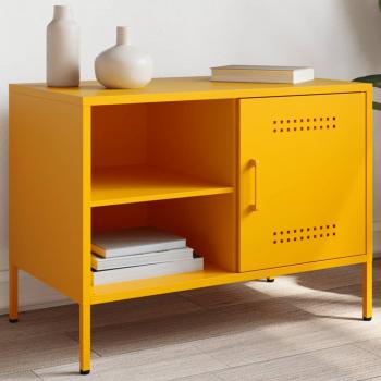 ARDEBO.de - TV-Schrank Senfgelb 68x39x50,5 cm Stahl