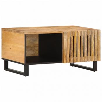 ARDEBO.de - Couchtisch 80x51x40 cm Raues Massives Mangoholz