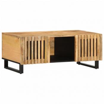 ARDEBO.de - Couchtisch 100x55x40 cm Raues Massives Mangoholz