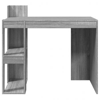 Schreibtisch Grau Sonoma 103,5x56,5x94 cm Holzwerkstoff