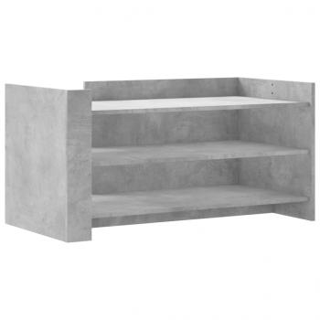 Couchtisch Betongrau 100x50x50 cm Holzwerkstoff