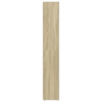 Badezimmerschrank Sonoma-Eiche 30x30x183,5 cm Holzwerkstoff