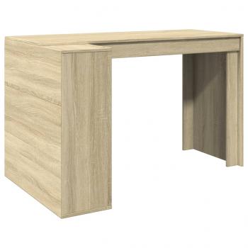 Schreibtisch Sonoma-Eiche 123,5x73,5x75 cm Holzwerkstoff