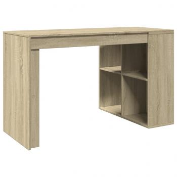 Schreibtisch Sonoma-Eiche 123,5x73,5x75 cm Holzwerkstoff