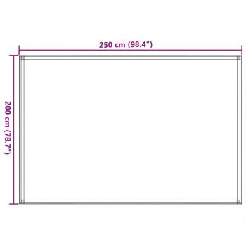 Zeltteppich Sandfarbe 250x200 cm HDPE